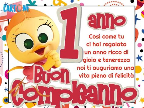 frasi auguri primo compleanno